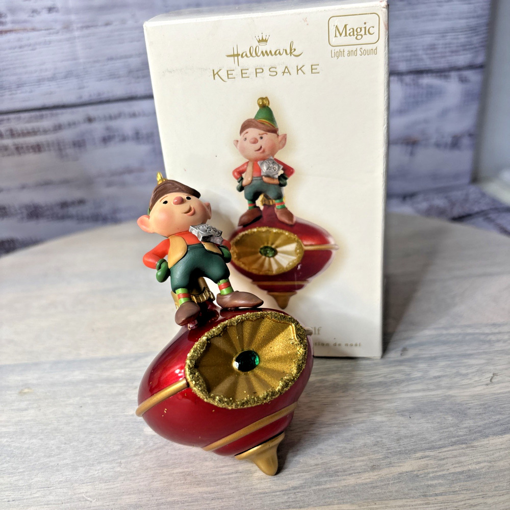 Hallmark Keepsake Magic Ornament Peek~Buster Elf